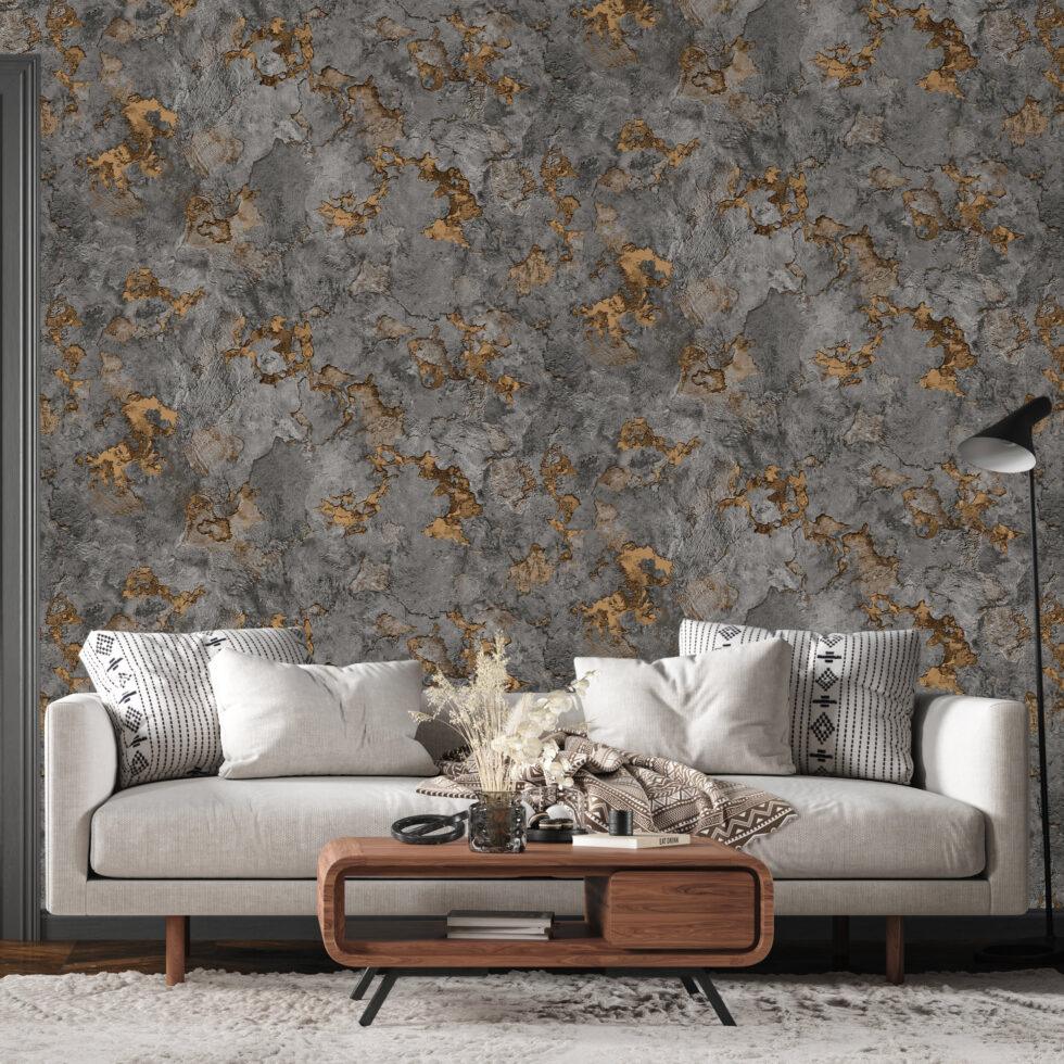 Icon Modern Lines Design Wallpaper, Brown Colour, Code 24109-4 - Image 3