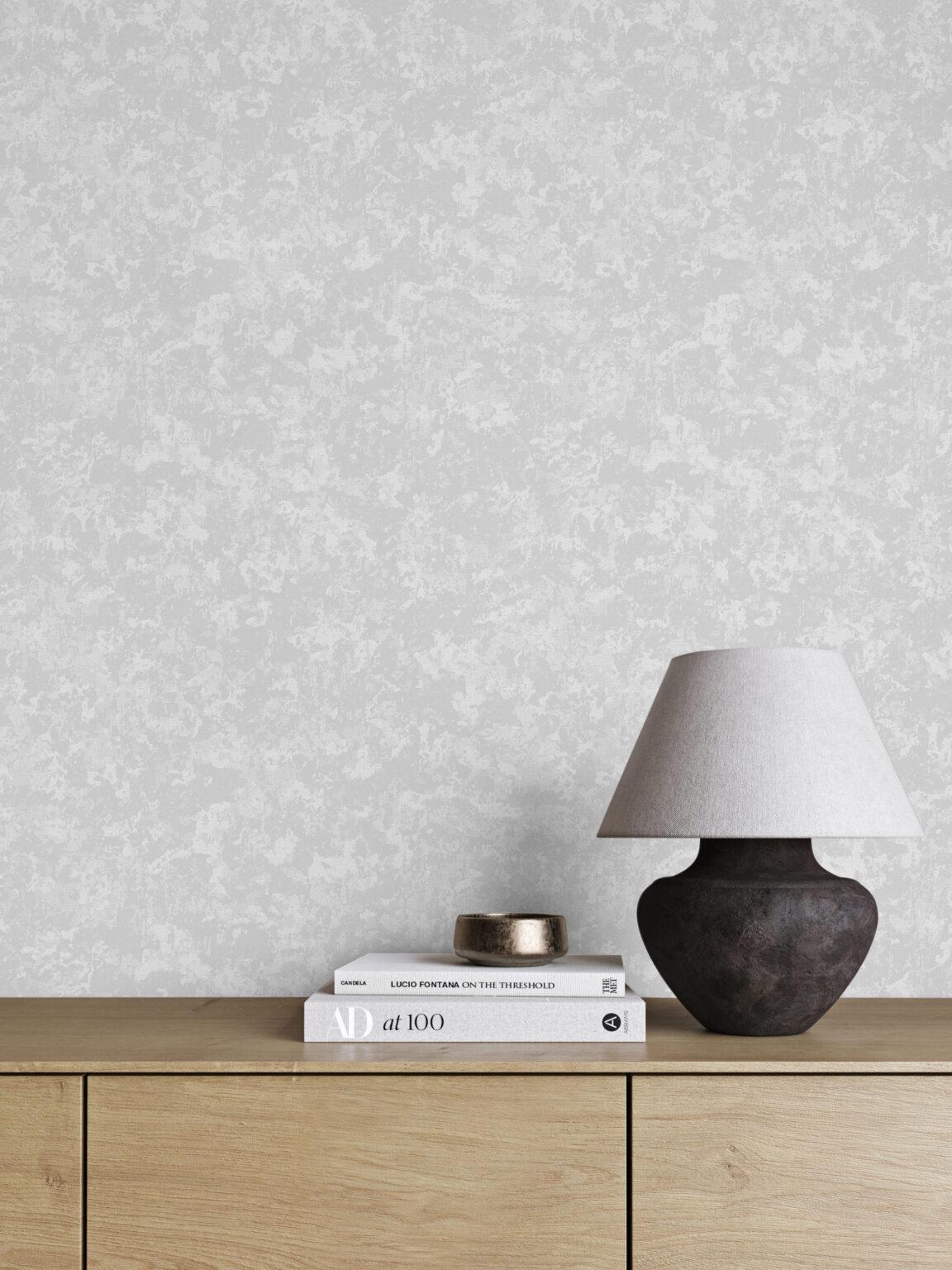 Icon Abstract Strokes Design Wallpaper, Silver Colour, Code 24112-1 - Image 3