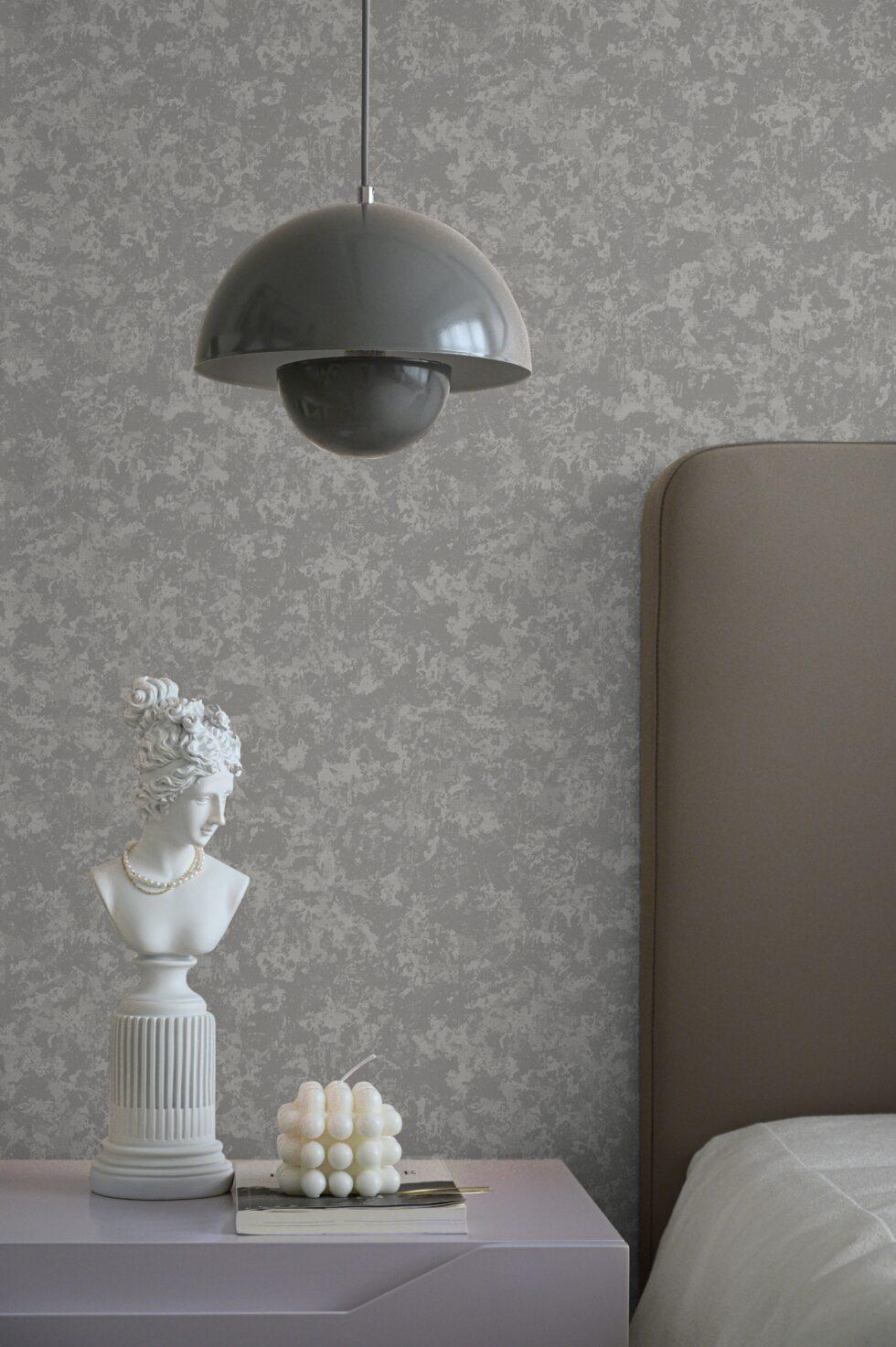 Icon Abstract Strokes Design Wallpaper, Gray Colour, Code 24112-3 - Image 4