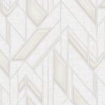 Icon Infinite Shapes Design Wallpaper, White Colour, Code 24113-1