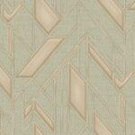 Icon Infinite Shapes Design Wallpaper, Green Colour, Code 24113-3