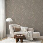 Icon Infinite Shapes Design Wallpaper, Mink Colour, Code 24113-4 - Image 4