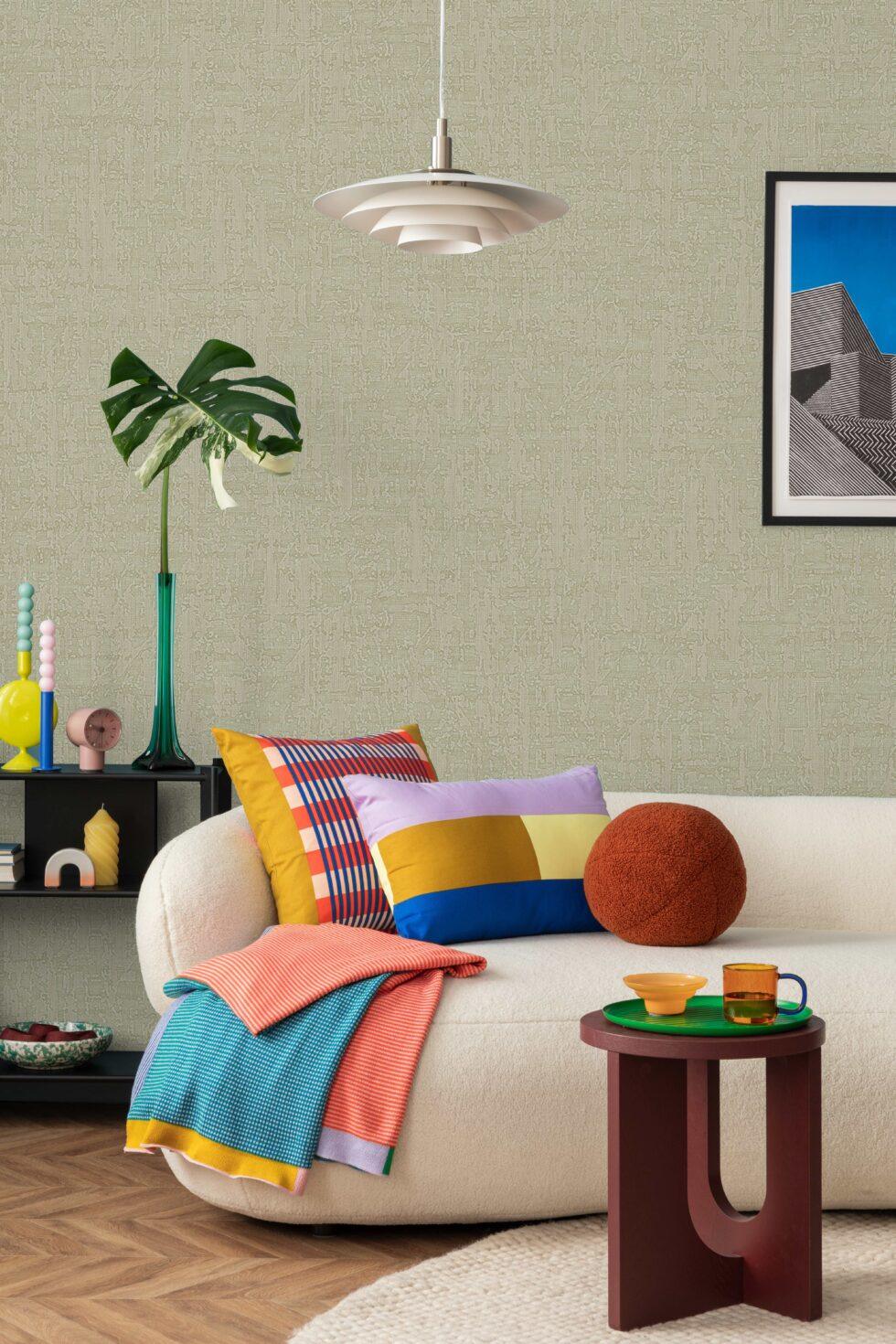 Icon Modern Design Wallpaper, Green Colour, Code 24114-3 - Image 3