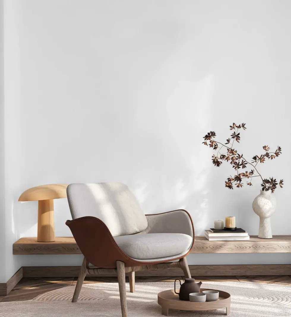 Modern Plain Pattern Wallpaper, Colour Milky White Code 24201-1 - Image 3