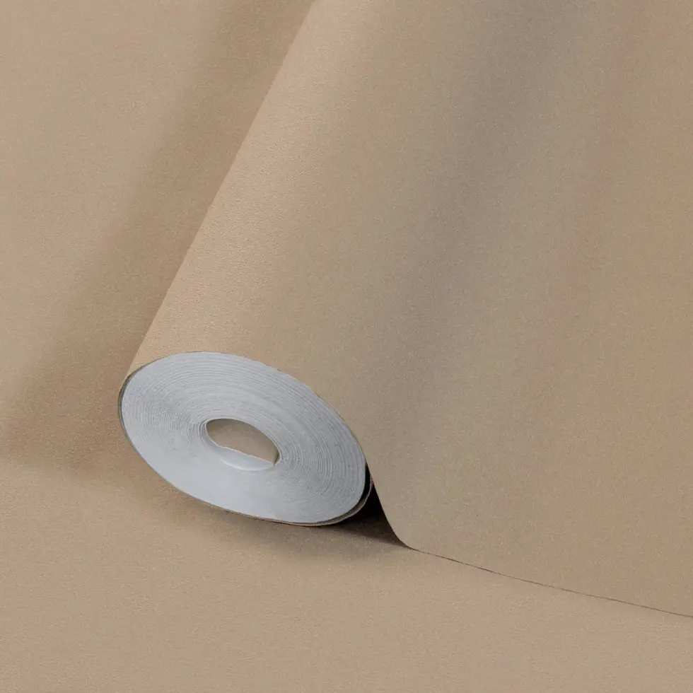 *Modern Plain Pattern Wallpaper, Colour Honey Cream 24201-16
