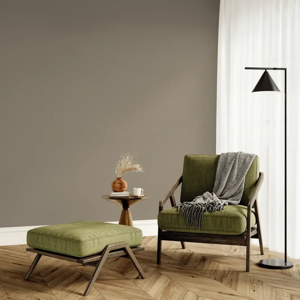 *Modern Plain Pattern Wallpaper, Colour Heavy Cream 24201-17 - Image 2