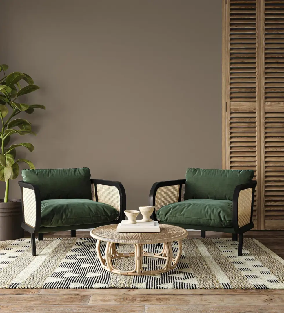 *Modern Plain Pattern Wallpaper, Colour Salt Cream 24201-18 - Image 2