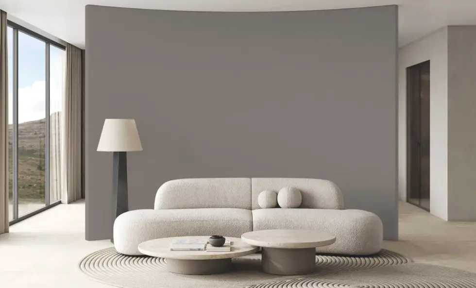 *Modern Plain Pattern Wallpaper, Colour Coffee Cream 24201-19 - Image 4