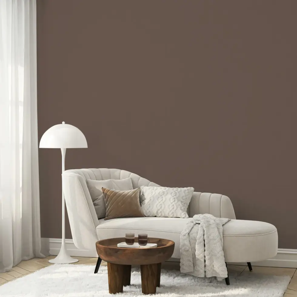 *Modern Plain Pattern Wallpaper, Colour Stone Brown 24201-20 - Image 5