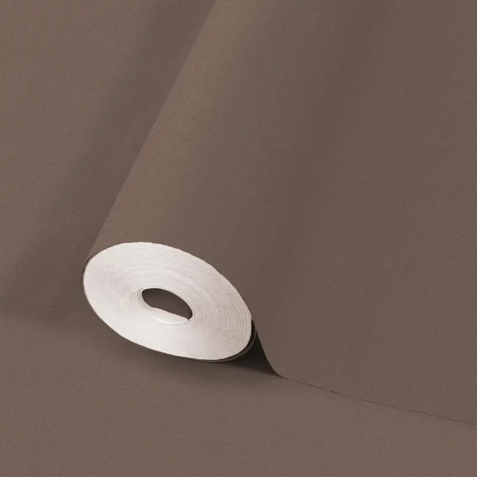 *Modern Plain Pattern Wallpaper, Colour Stone Brown 24201-20