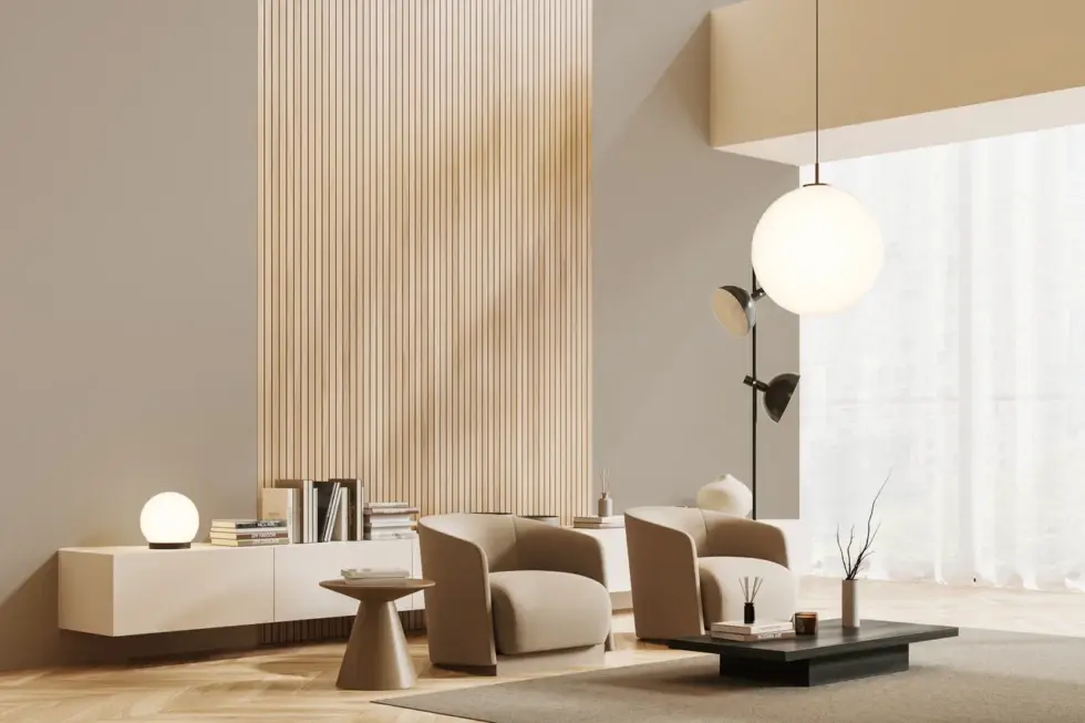 Modern Plain Pattern Wallpaper, Colour Creamy Beige Code 24201-5 - Image 3