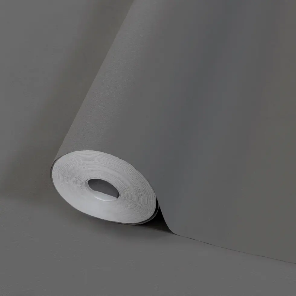 Modern Plain Pattern Wallpaper, Colour neutral Gray Code 24201-7
