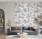 Modern Plain Pattern Wallpaper, Colour Stone Cream Code 24202-4 - Image 3