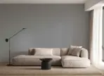 Modern Plain Pattern Wallpaper, Colour Smokey Gray Code 24202-5 - Image 2