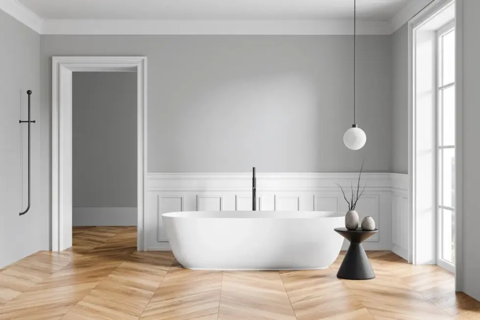 *Modern Plain Pattern Wallpaper, Colour Cream  Code 24202-7 - Image 2