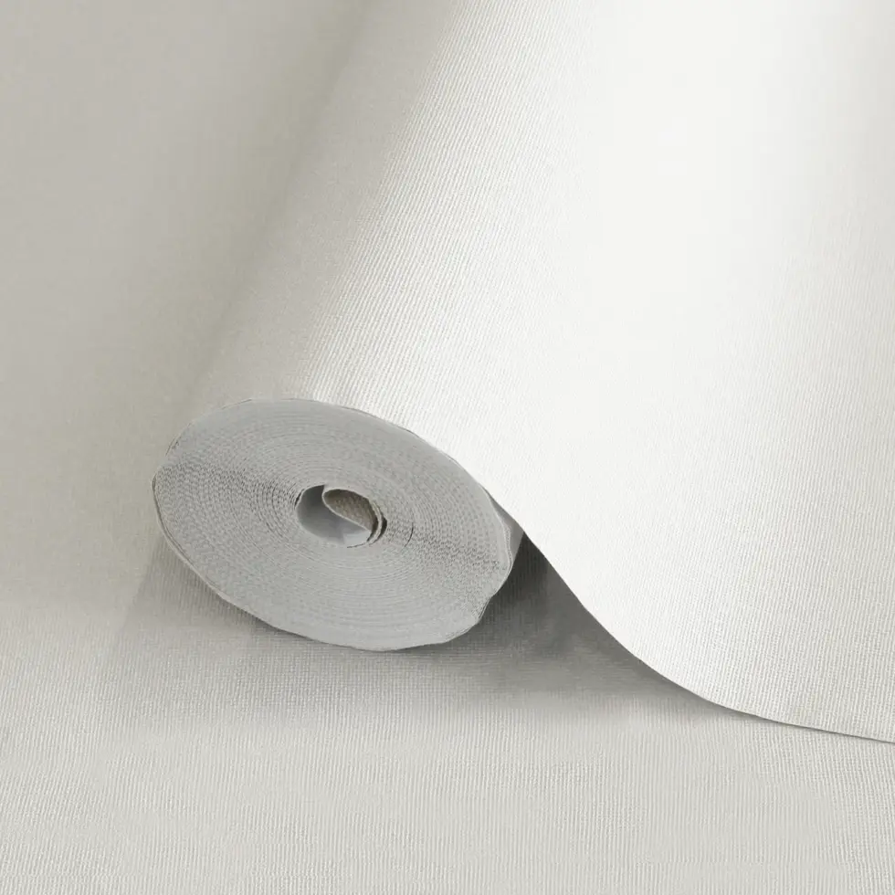 *Modern Plain Pattern Wallpaper, Colour White  Code 24203-2