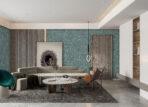 Urban Still Design Wallpaper Green Colour Code 25101- 5 - Image 4