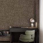 Urban Still Design Wallpaper Brown Colour Code 25101- 8 - Image 3