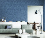 Mist Surface Design Wallpaper Smoke Blue Colour Code 25104- 9 - Image 2