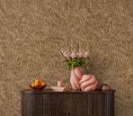 Mist Surface Design Wallpaper Golden Beige Colour Code 25105- 7 - Image 2
