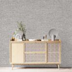 Soft Concrete Design Wallpaper Dark Gray Colour Code 25108- 4 - Image 2