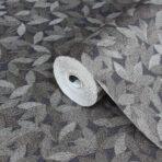 Signature Touch Design Wallpaper Anthracite Gray Colour Code 25109- 6