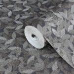 Signature Touch Design Wallpaper Anthracite Gray Colour Code 25109- 6